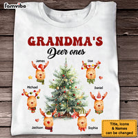 Personalized Reindeer Christmas Gift For Grandma Shirt - Hoodie - Sweatshirt 29372 thumb 1