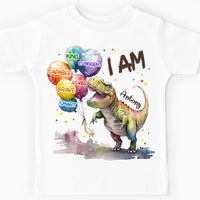 Personalized Gift For Grandson I Am Kind Dinosaur Kid T Shirt 29373 thumb 1