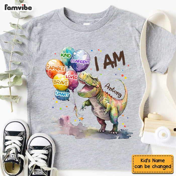 Personalized Gift For Grandson I Am Kind Dinosaur Kid T Shirt 29373 1