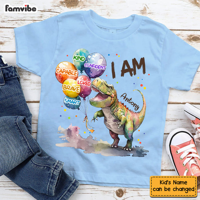 Personalized Gift For Grandson I Am Kind Dinosaur Kid T Shirt 29373 1