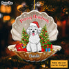 Personalized Dog Christmas Shell Ornament 29389 1