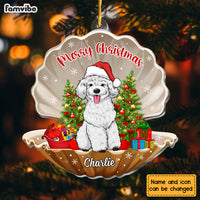 Personalized Dog Christmas Shell Ornament 29389 thumb 1