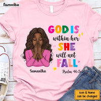 Personalized Gift For Daughter God Is Within Her Christian Bible Shirt - Hoodie - Sweatshirt 29391 thumb 1