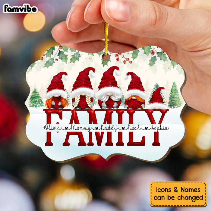 Personalized Gift For Family Gnome Christmas Benelux Ornament 29396 1