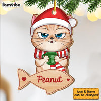 Personalized Gift For Cat Lover Christmas Ornament 29401 thumb 1