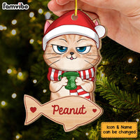 Personalized Gift For Cat Lover Christmas Ornament 29401 thumb 1