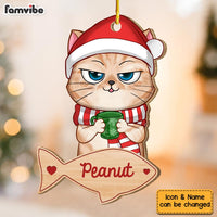 Personalized Gift For Cat Lover Christmas Ornament 29401 thumb 1