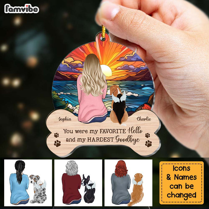 Personalized Dog Christmas Memorial Gift For Dog Mom Ornament 29412 1