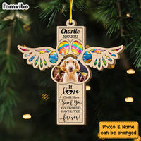 Personalized Dog Memorial Christmas Upload Photo Ornament 29413 thumb 1