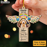 Personalized Dog Memorial Christmas Upload Photo Ornament 29413 thumb 1