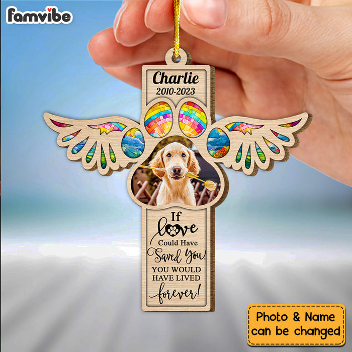 Personalized Dog Memorial Christmas Upload Photo Ornament 29413 1