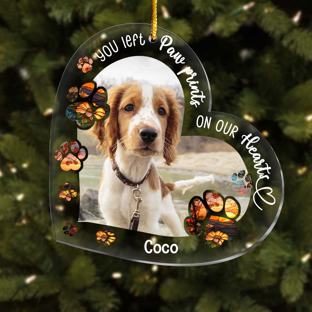 Personalized Memorial Gift For Dog Lovers Upload Photo Ornament 29423 Primary Mockup