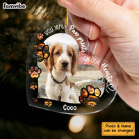 Personalized Memorial Gift For Dog Lovers Upload Photo Ornament 29423 thumb 1