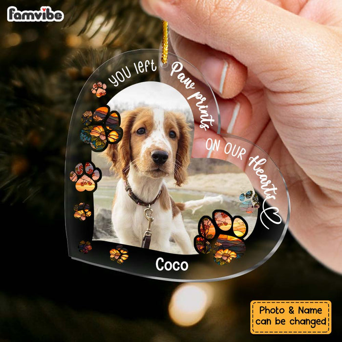 Personalized Memorial Gift For Dog Lovers Upload Photo Ornament 29423 1