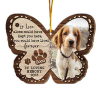 Personalized Pet Memorial Gift In Loving Memory Upload Photo Ornament 29425 thumb 1