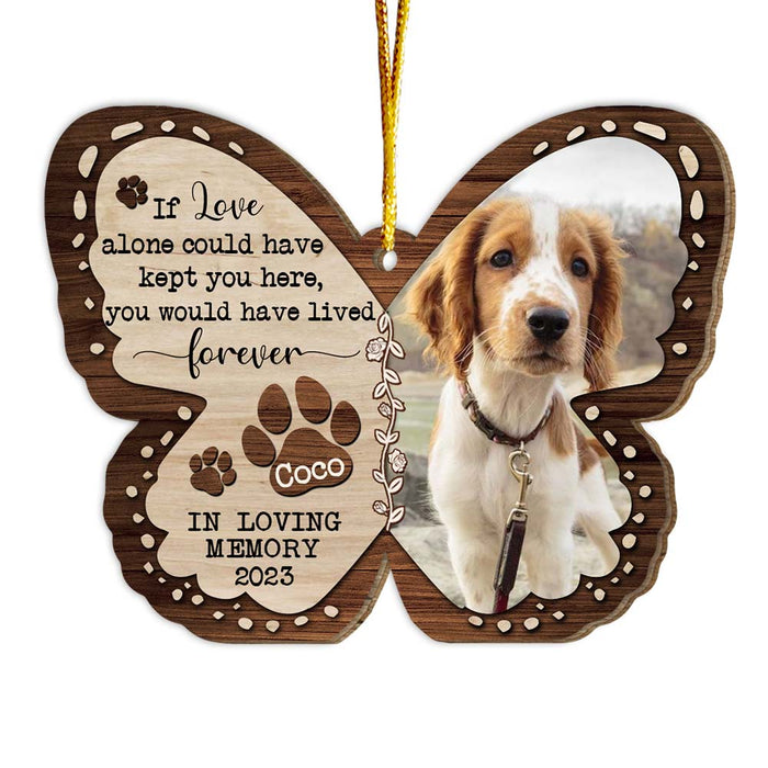 Personalized Pet Memorial Gift In Loving Memory Upload Photo Ornament 29425 1