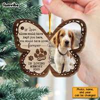 Personalized Pet Memorial Gift In Loving Memory Upload Photo Ornament 29425 thumb 1