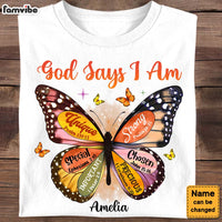 Personalized Gift For Daughter Christian Butterfly Shirt - Hoodie - Sweatshirt 29426 thumb 1