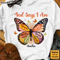 Personalized Gift For Daughter Christian Butterfly Shirt - Hoodie - Sweatshirt 29426 thumb 1
