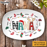 Personalized Nana Christmas Stocking Plate 29427 thumb 1