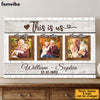 Personalized Wedding Aniversary Gift For Couple Upload Photo Canvas 29439 1