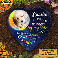 Personalized Dog Upload Photo Forever In My Heart Memorial Stone 29445 thumb 1