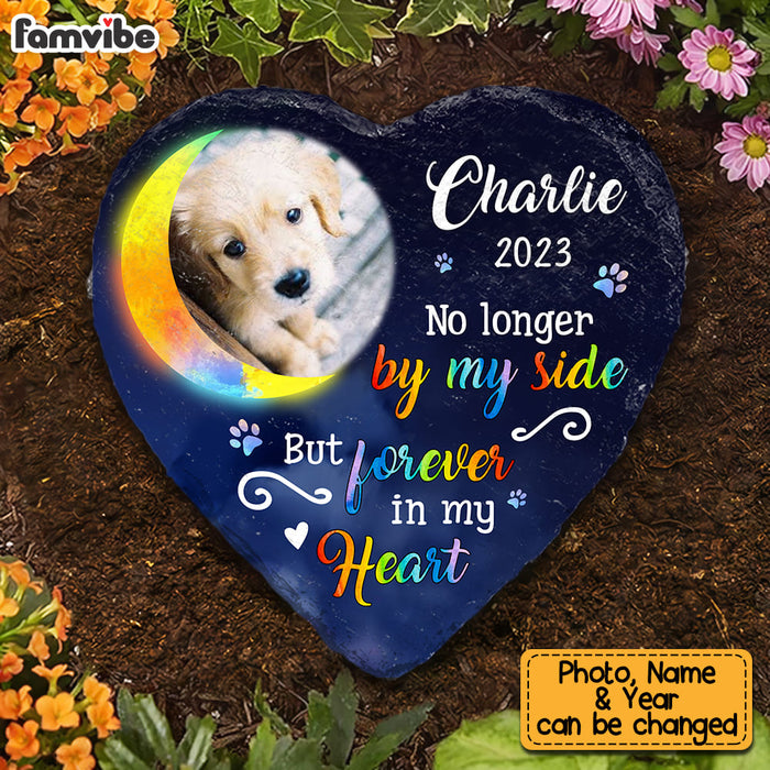 Personalized Dog Upload Photo Forever In My Heart Memorial Stone 29445 1