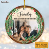 Personalized Gift For Family Christmas Upload Photo Circle Ornament 29457 1