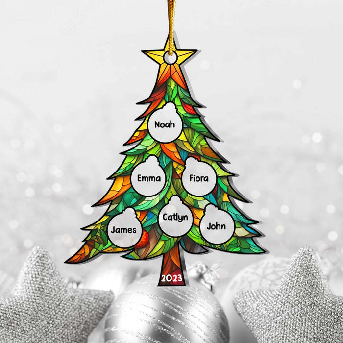 Personalized Merry Christmas To Our Family Ornament 29467 1