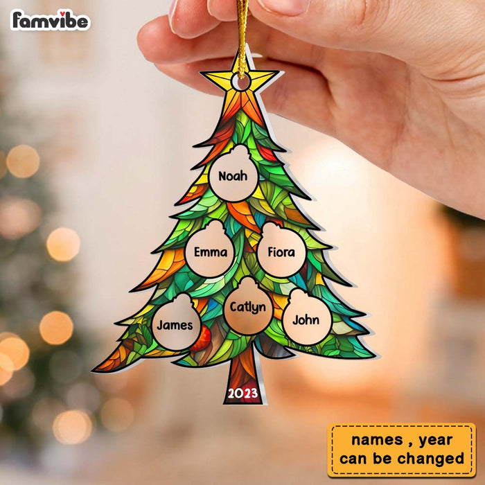 Personalized Merry Christmas To Our Family Ornament 29467 1