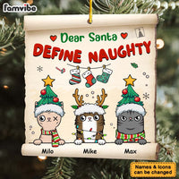 Personalized Define Naughty Cat Lover Ornament 29470 thumb 1