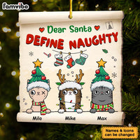 Personalized Define Naughty Cat Lover Ornament 29470 thumb 1