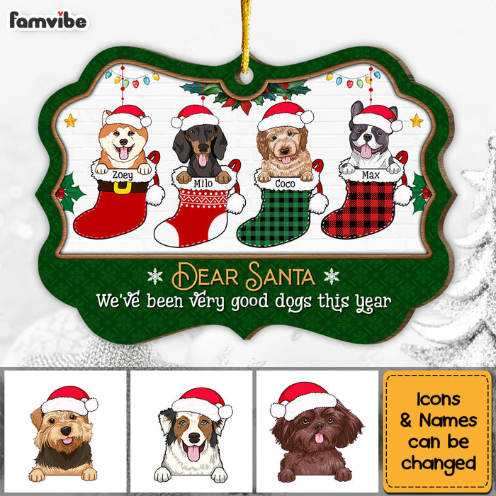 Personalized Christmas Stocking with Your Dog's Funny Photo - Famvibe