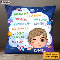 Personalized I Dream Big Grandson Pillow  29477 thumb 1