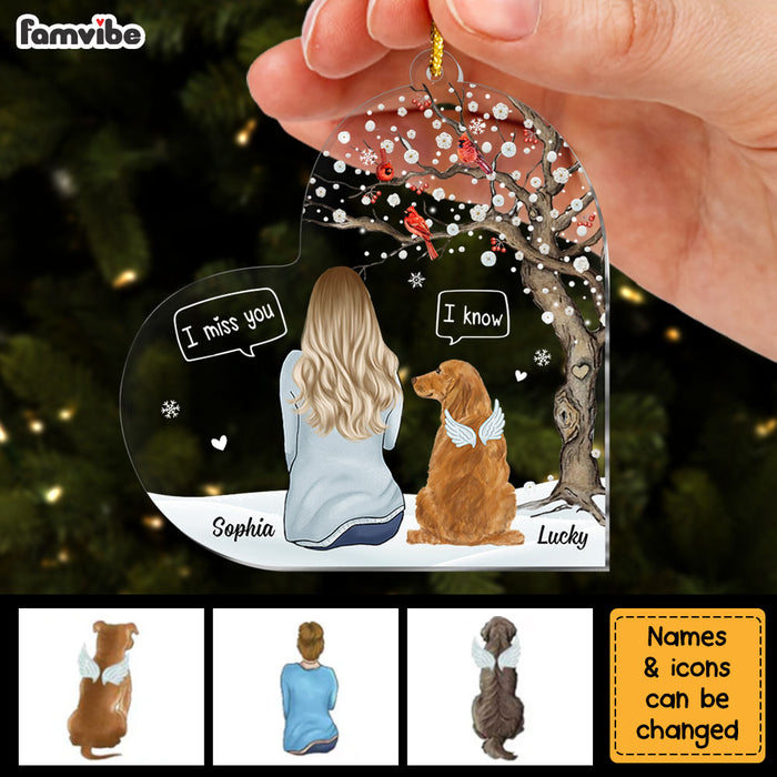 Personalized Dog Christmas Memorial Gift For Dog Lovers Ornament 29480 1