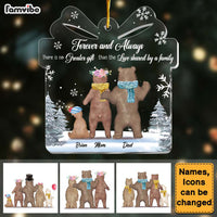 Personalized Bear Family Christmas Gift Box Ornament 29482 thumb 1