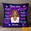 Personalized Gift For Daughter You Are Purple Theme Bible Verses Pillow 29483 1