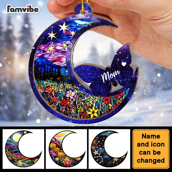 Personalized Forever Loved Memorial 2 Layered Mix Ornament 29485 1