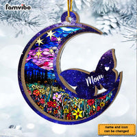 Personalized Forever Loved Memorial 2 Layered Mix Ornament 29485 thumb 1
