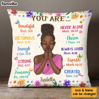 Personalized Gift For Daughter You Are Beautiful Pillow 29489 thumb 1