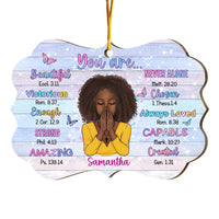 Personalized Gift For Daughter You Are Bible Verses Benelux Ornament 29490 thumb 1