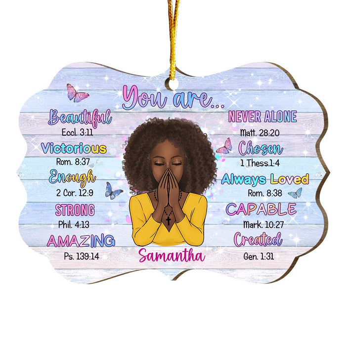 Personalized Gift For Daughter You Are Bible Verses Benelux Ornament 29490 1