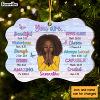 Personalized Gift For Daughter You Are Bible Verses Benelux Ornament 29490 thumb 1