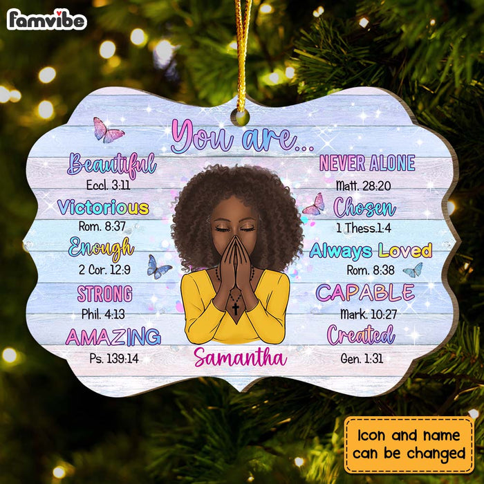 Personalized Gift For Daughter You Are Bible Verses Benelux Ornament 29490 1
