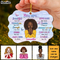 Personalized Gift For Daughter You Are Bible Verses Benelux Ornament 29490 thumb 1
