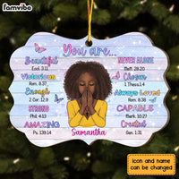Personalized Gift For Daughter You Are Bible Verses Benelux Ornament 29490 thumb 1