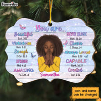 Personalized Gift For Daughter You Are Bible Verses Benelux Ornament 29490 thumb 1