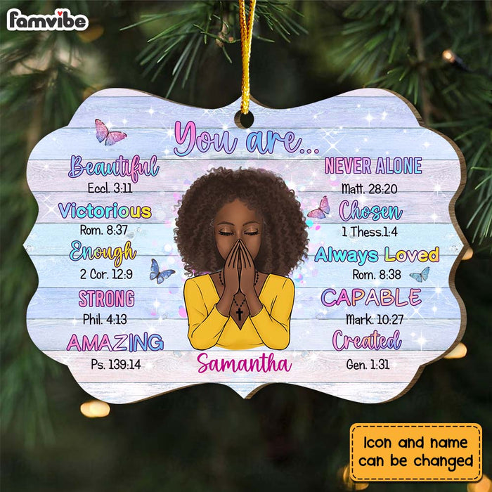 Personalized Gift For Daughter You Are Bible Verses Benelux Ornament 29490 1