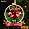 Personalized Gift For Grandma My Grandkids Christmas 2 Layered Mix Ornament 29492 1