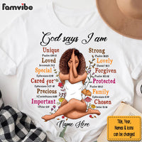 Personalized Gift For Daughter God Says I Am Shirt - Hoodie - Sweatshirt 29493 thumb 1